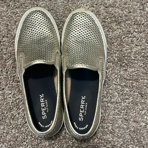 Sperry Gold slip-on shoe